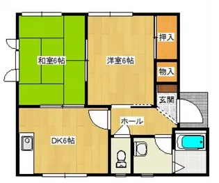 メゾンエトワール【2階】の間取り