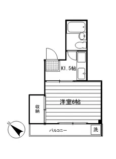 コーポ荒井【2階】の間取り