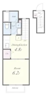 アメニティハウスサノ【2階】の間取り