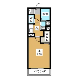 ガノス B棟【2階】の間取り