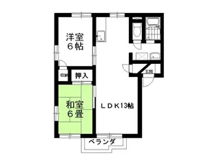 セゾンドール【1階】の間取り