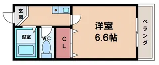 スカイハイツ苅田【2階】の間取り