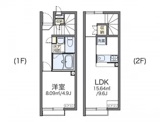 埼玉県さいたま市南区大字円正寺【アパート】の間取り