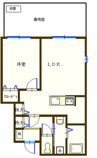 ソフィアヒルズ【1階】の間取り