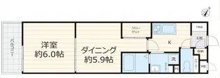 フォセット幡ヶ谷【4階】の間取り
