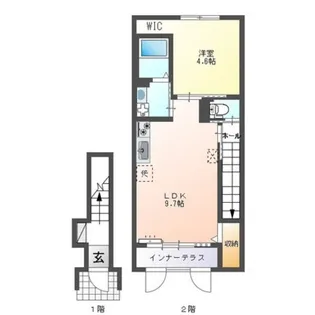イーストヒルズI【2階】の間取り
