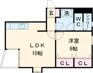 つつじヶ丘パティオアゼリー【4階】の間取り