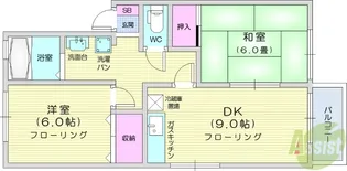 フレール・かしわ【2階】の間取り