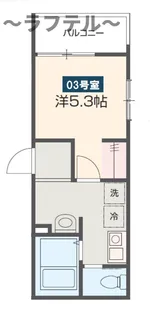 埼玉県所沢市小手指台【アパート】の間取り