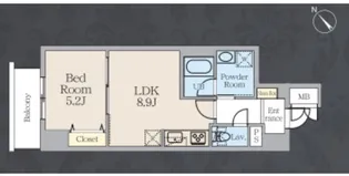 アルトヴィラ虎ノ門【9階】の間取り