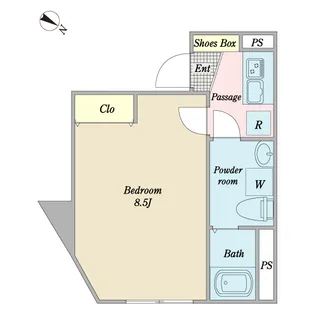 1Kの間取り画像