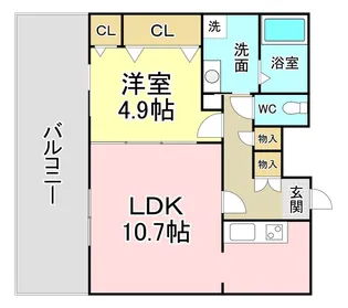 福岡県北九州市小倉北区三萩野2【マンション】の間取り