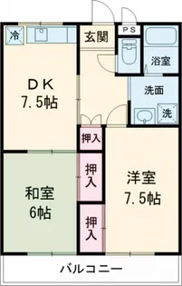 シャルムマスダII【3階】の間取り