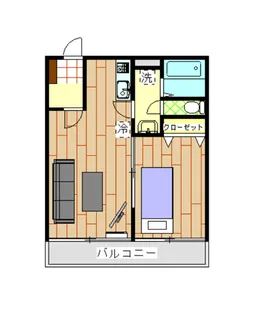 ファーニッシュド・ステイ茅野宮川【1階】の間取り