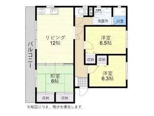 ウィステリアマンション1【1階】の間取り