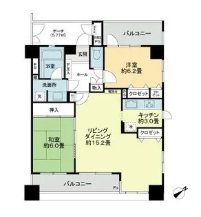 ライオンズステーションプラザ南浦和【11階】の間取り