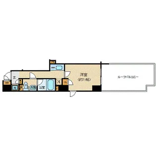 パレステュディオ六本木【10階】の間取り