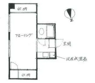 シマノビル【3階】の間取り