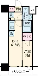リビオメゾン芝浦【3階】の間取り