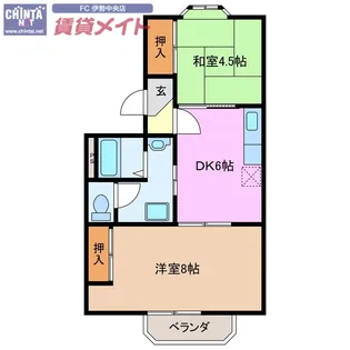 エミネンスジン【2階】の間取り