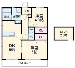 メルヴェーユ【1階】の間取り