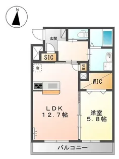 高知県高知市横浜【アパート】の間取り