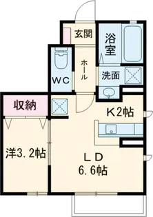 ヴィラ陽里(ヒカリ)【1階】の間取り