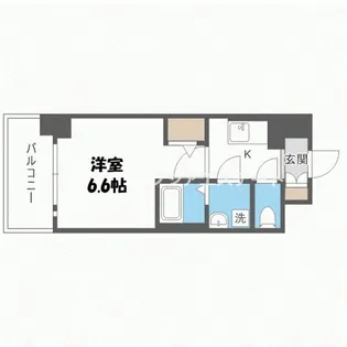 エスリード福島ブレイブ【5階】の間取り