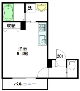 東京都中野区東中野1【マンション】の間取り