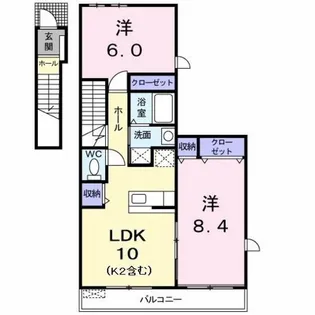 サンリット・シーズン【2階】の間取り