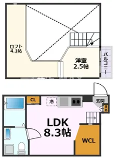iMezoN【2階】の間取り