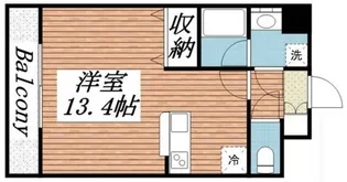 ル シェル【2階】の間取り