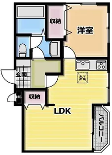 ユーコート下落合【1階】の間取り