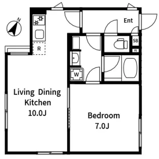 ミオテゾーロ千石【3階】の間取り