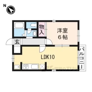 プロパティカオル2A棟【1階】の間取り