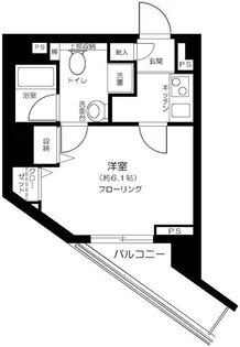 エル・ヴィエント・アース田端【6階】の間取り