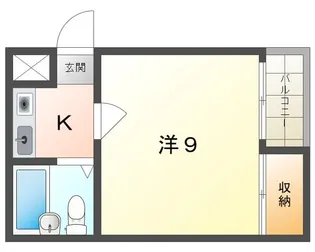 ラムール萱島【1階】の間取り