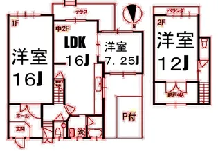 伊藤アルデア(DEFG)【2階】の間取り
