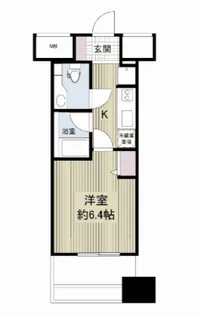 レジディア久屋大通【2階】の間取り
