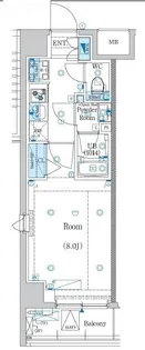 東京都墨田区石原1【マンション】の間取り