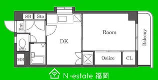 福岡県福岡市西区小戸5【マンション】の間取り