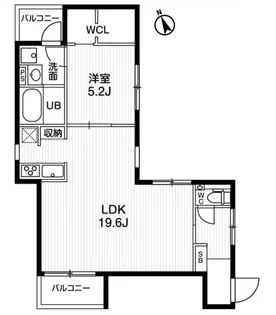 東京都目黒区青葉台3【マンション】の間取り