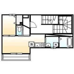 アルバーノ駅前大通り ペット(犬)【3階】の間取り