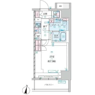 神奈川県平塚市錦町【マンション】の間取り