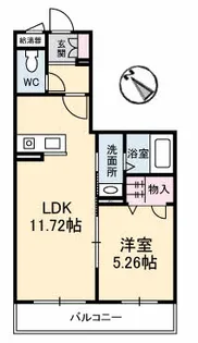 セピアディアコート A棟【3階】の間取り