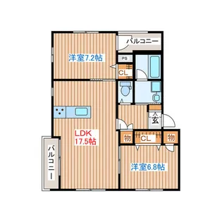 THE ROOM【1階】の間取り