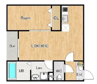 (仮称)ジーメゾン東宮原【2階】の間取り