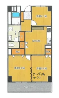 津田沼十番街ビル【6階】の間取り