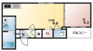 GRANDIR湊【3階】の間取り