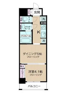 日神デュオステージ本所吾妻橋【10階】の間取り